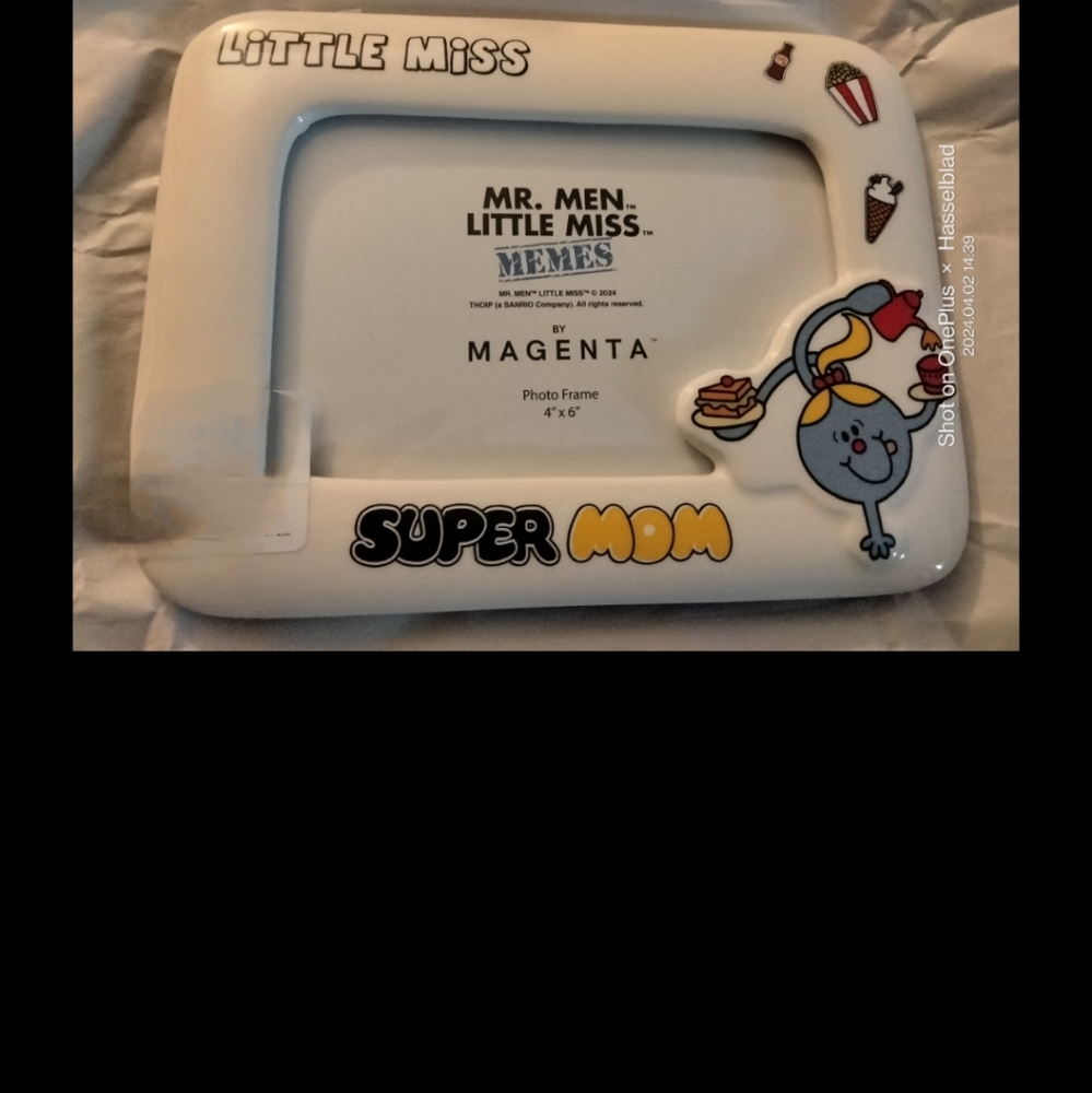Mr men & little Miss picture frame